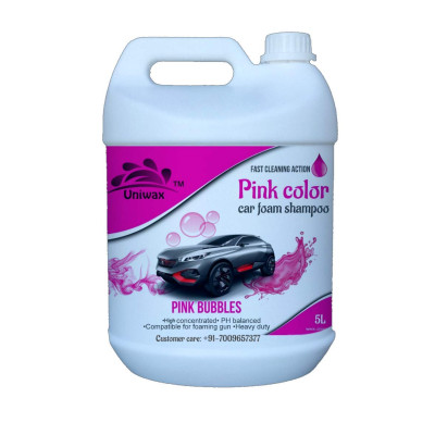 Uniwax Pink Colour Car Foam Shampoo 5 Kg.